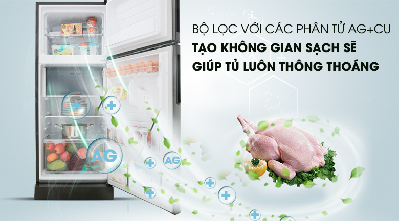 Công nghệ khử mùi, diệt khuẩn Ag+ Cu