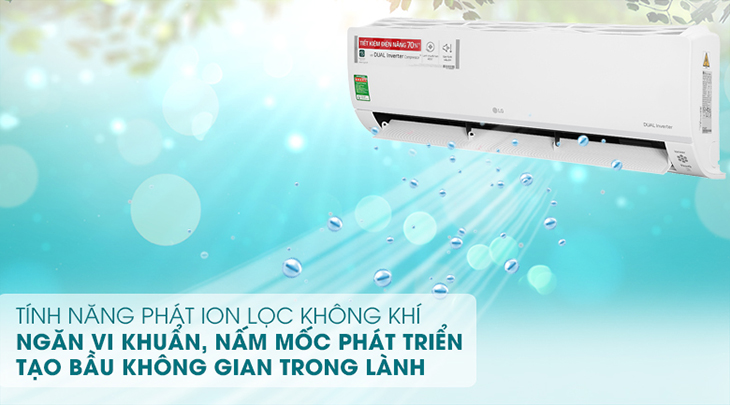 Bộ phát ion lọc không khí mang đến bầu không khí trong lành, tinh khiết