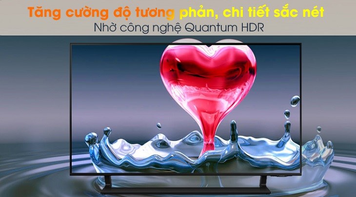 Công nghệ Quantum HDR tăng cường độ tương phản cho Smart Tivi QLED 4K 50 inch Samsung QA50Q65A