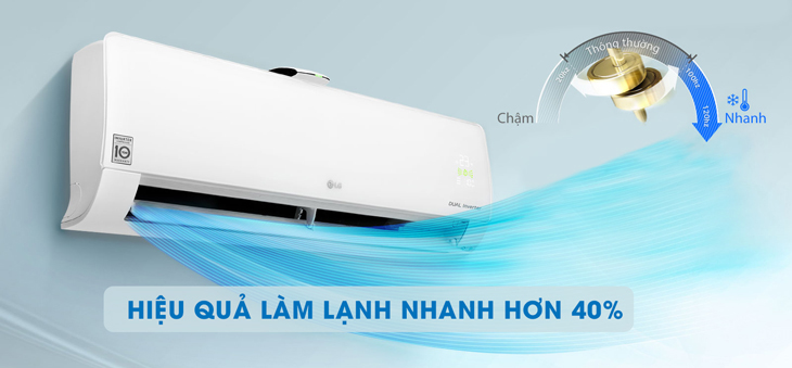 Làm lạnh nhanh hơn 40%