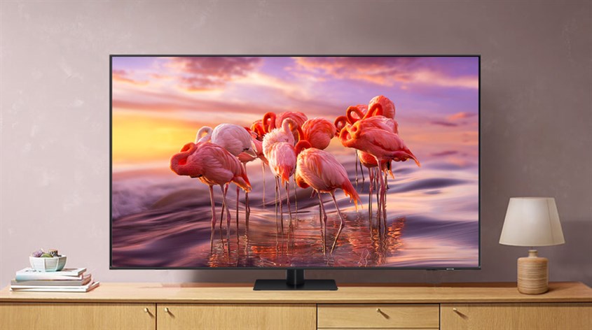 Tivi QLED hoạt động bằng cách đặt 1 lớp chấm lượng từ phía trước lớp đèn nền LED