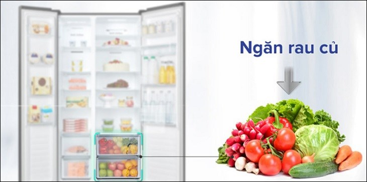 Công nghệ làm mát cực nhanh Super Cool giúp duy trì độ tươi ngon và mọng nước của thực phẩm