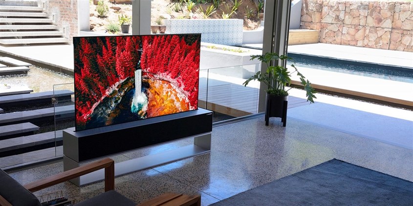 LG màn hình cuộn tròn