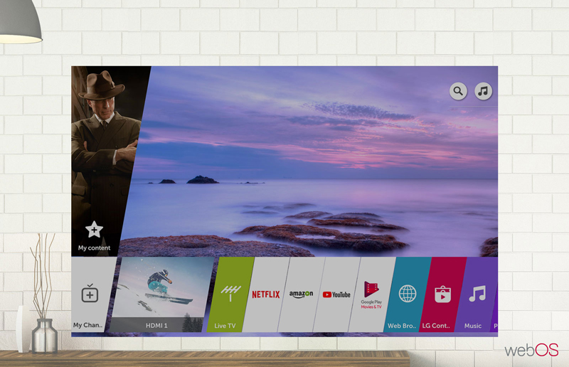 Hệ điều hành Web OS trên tivi LG UHD  2018