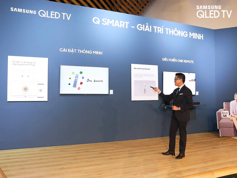 Kết nối thông minh Q-Smart trên tivi Samsung 2018
