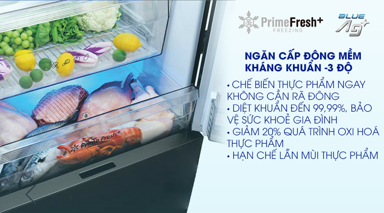 Ngăn đông mềm kháng khuẩn PrimeFresh+