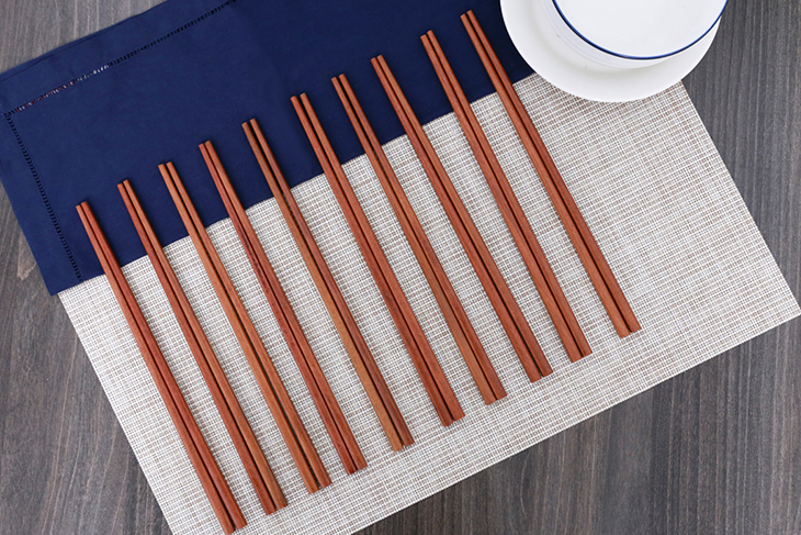 Bộ 10 đôi đũa gỗ hương DMX DG003-10