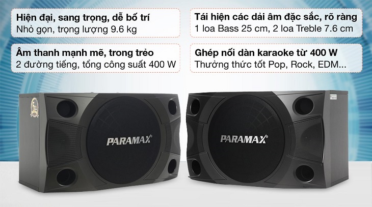 Cặp Loa Karaoke Paramax LX-850