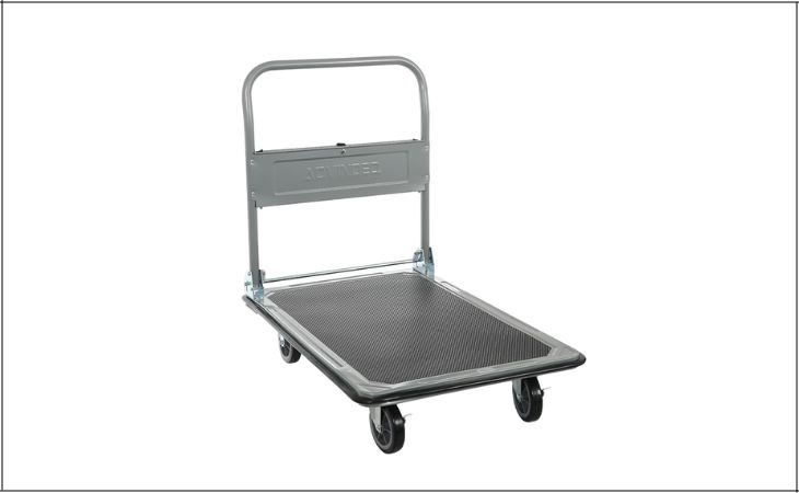 Xe đẩy hàng Advindeq Tl-320 có tải trọng lên đến 320 kg giúp người dùng có thể vận chuyển được nhiều hàng hóa lớn và cồng kềnh