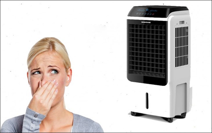 Quạt điều hòa có mùi hôi có thể là do tấm lọc lưới bị ô nhiễm, không được làm sạch thường xuyên