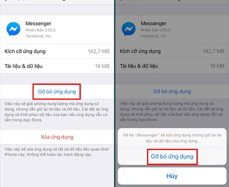 Cách khắc phục lỗi messenger trên điện thoại Iphone