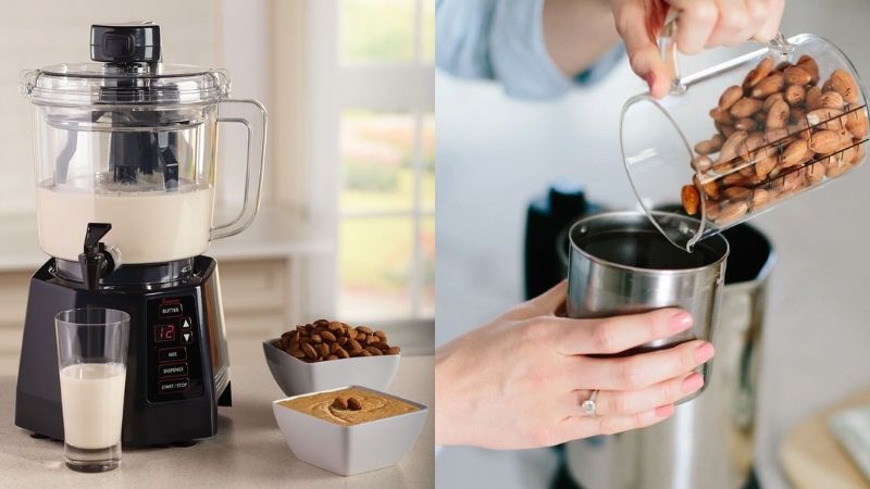 Bạn chỉ nên cho khoảng 1.2 - 1.4 lít nước cùng 0.8g hạt