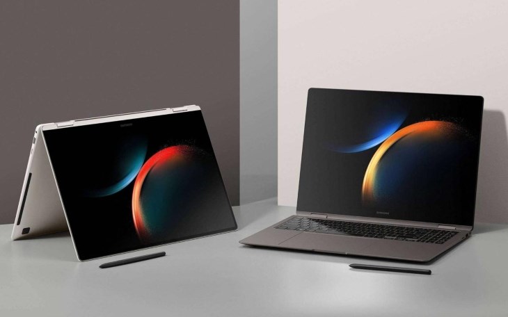 Galaxy Book3 Pro 360 với khả năng xoay gập 360 độ vô cùng linh hoạt