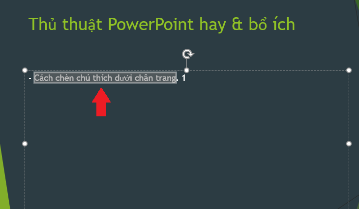 Bôi đen văn bản hoặc hình ảnh muốn tô màu