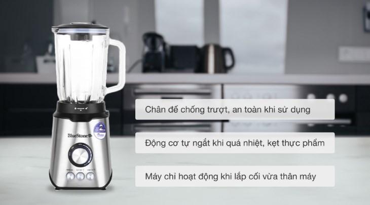 Nếu người dùng không lắp cối vào máy xay sinh tố đa năng BlueStone BLB-5339 đúng khớp thì thiết bị sẽ không khởi động được