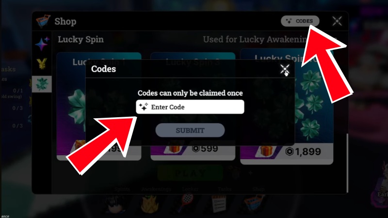 Chọn qua tab Code để nhập code