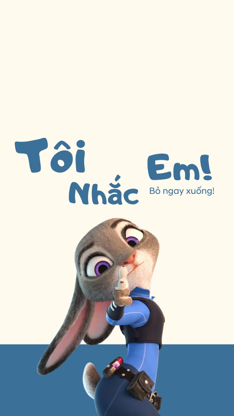 Hình nền meme Zootopia chất lượng cao giúp góc làm việc trở nên sinh động hơn