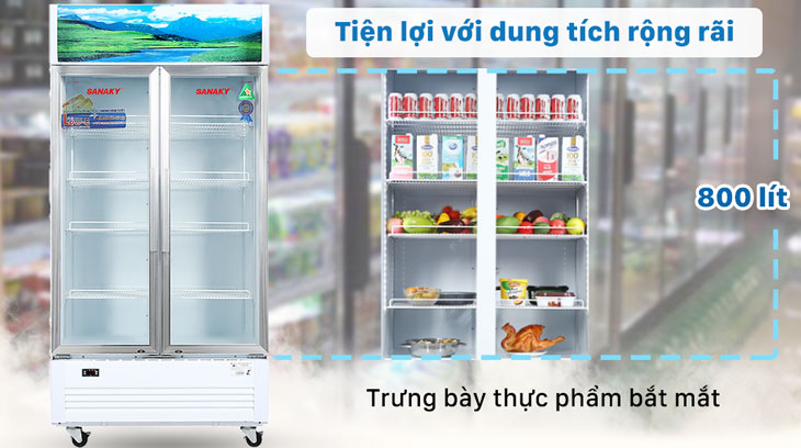 Tủ Mát Sanaky 800 lít TM.VH1009HP