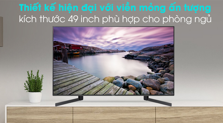 Android Tivi Sony 4K 49 inch KD-49X9500H - Thiết kế hiện đại, sang trọng