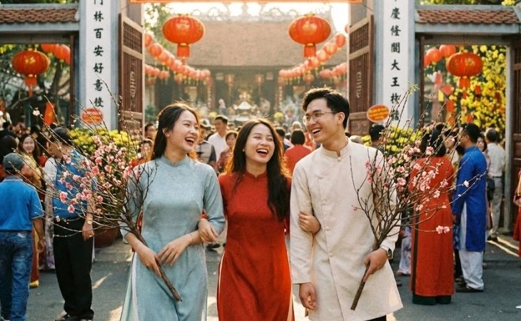 Stt đi chùa hài hước
