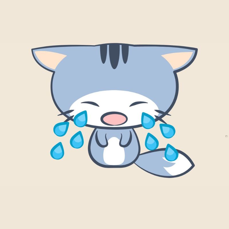 Meme mèo dỗi hờn, lè lưỡi đáng yêu, thích hợp gửi khi muốn nũng nịu hoặc làm hòa với người yêu