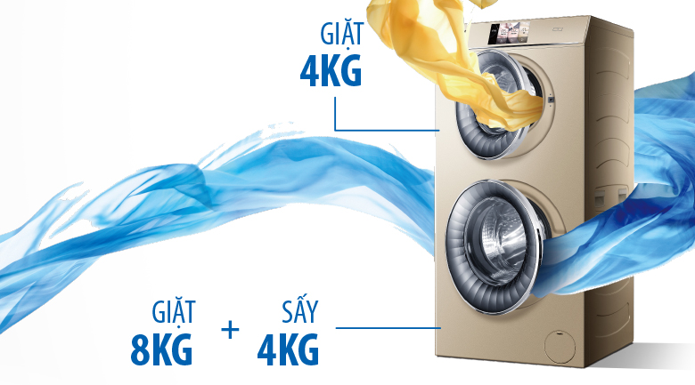 Thiết kế 2 lồng giặt