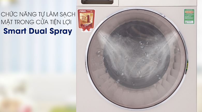 Tự làm sạch mặt trong cửa Smart Dual Spray