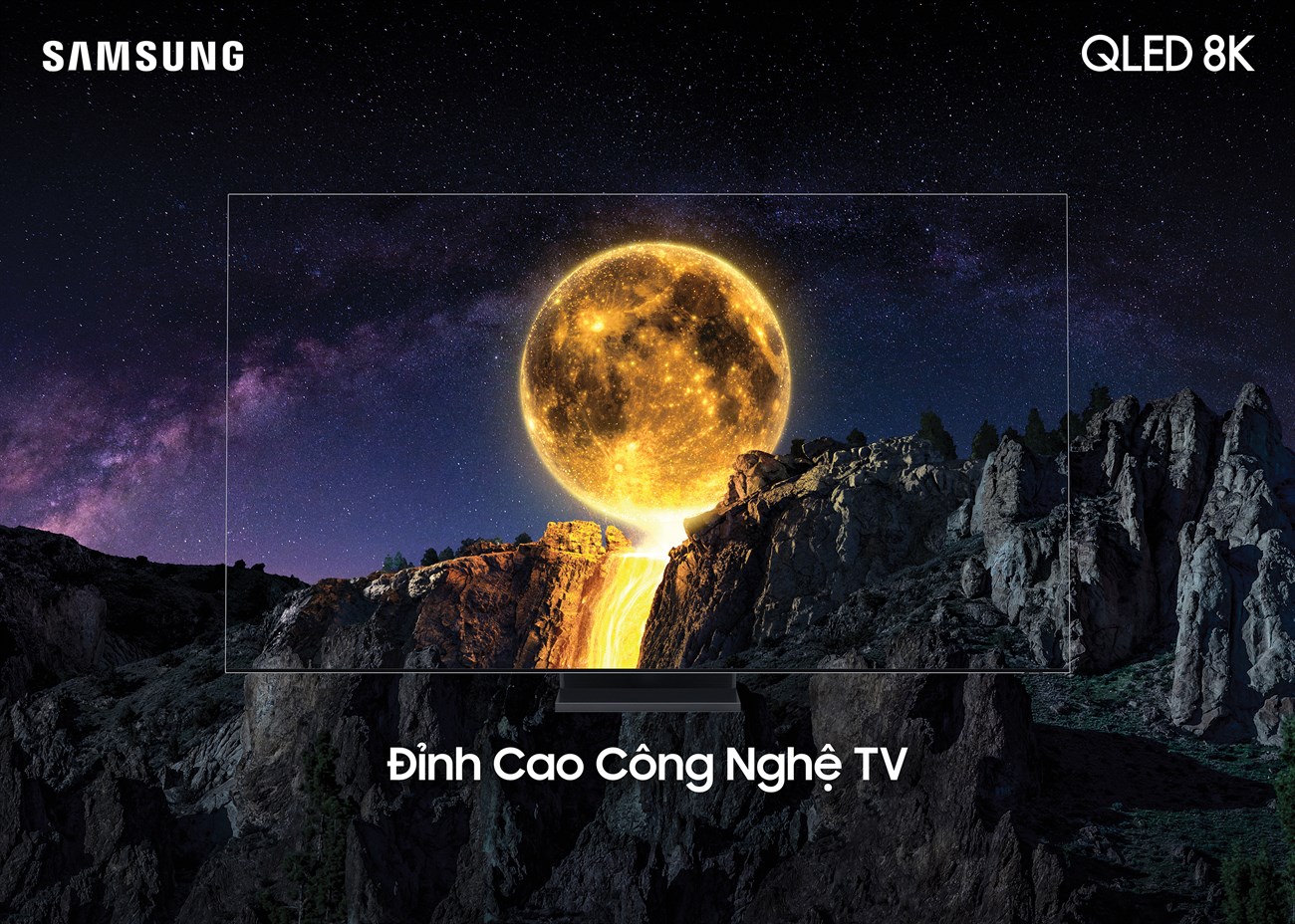 Chất lượng hình ảnh chuẩn 8K được hỗ trợ bởi trí thông minh nhân tạo