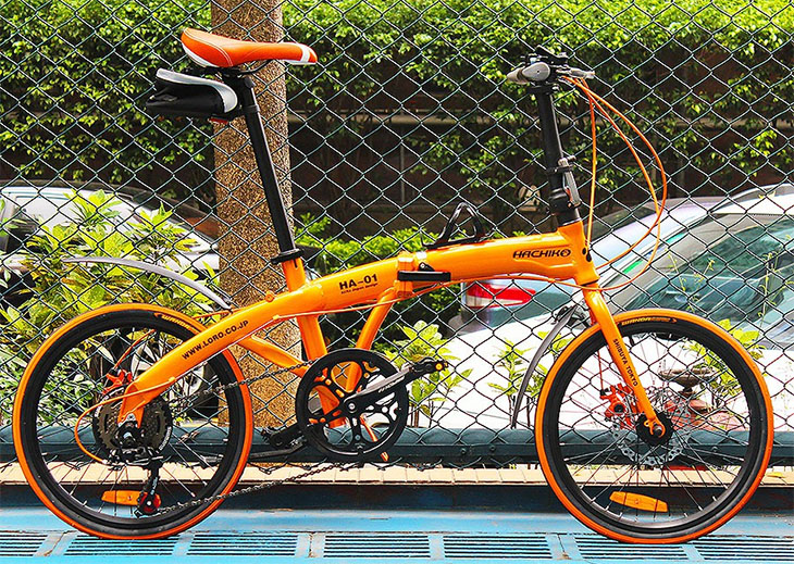 Xe đạp gấp Hachiko