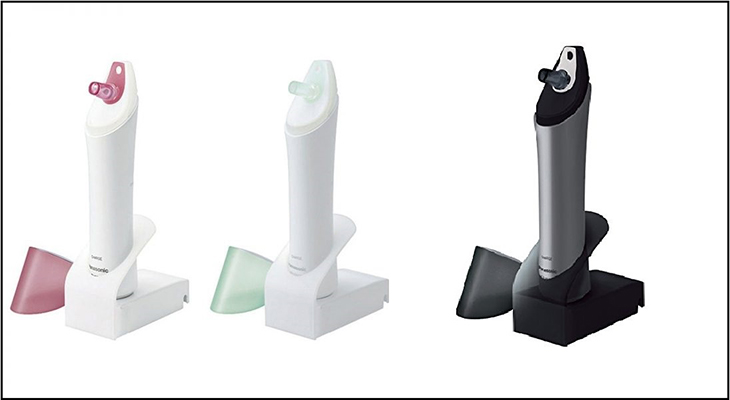 Máy hút mụn Panasonic EH2513P sử dụng lực hút không khí để hút sạch mụn