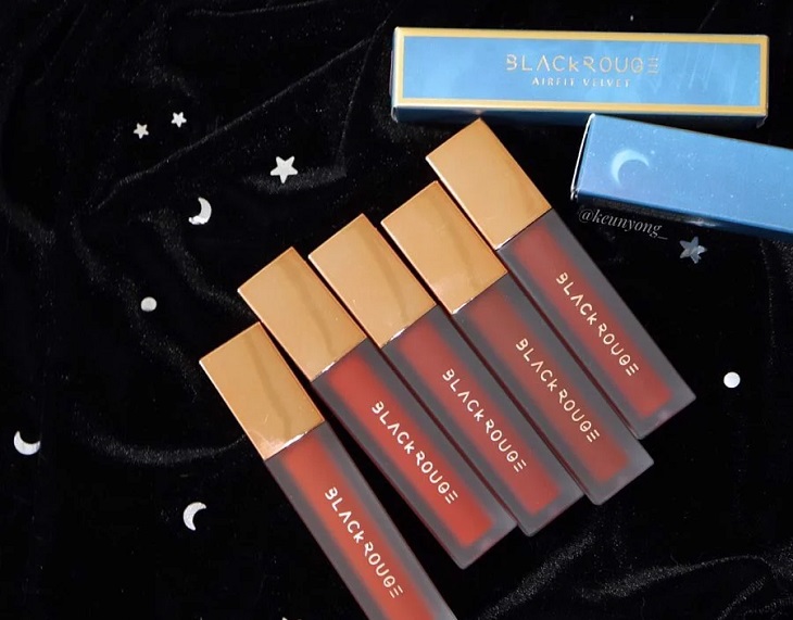 Thương hiệu Black Rouge hấp dẫn bởi 5 yếu tố trẻ trung, giữ màu, bảng màu trẻ trung, đa dạng, giá thành rẻ