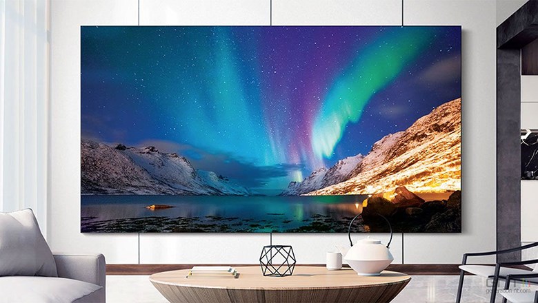 Smart Tivi The Wall Micro LED Samsung 4K MNA110MS1A có kích thước lên đến 110 inch