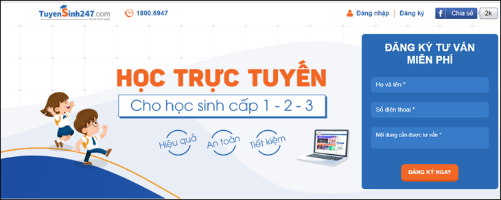 trang web tuyensinh247.com
