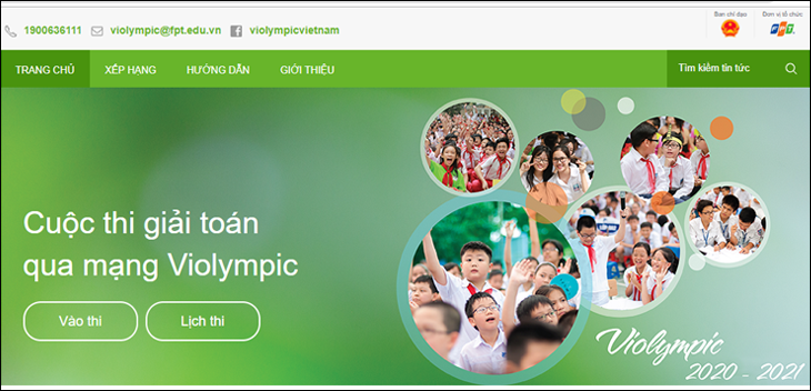 trang web violympic.vn