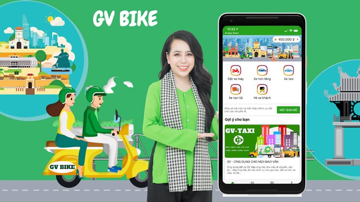 Ứng dụng GV cho phép bạn đặt xe dễ dàng và bất cứ lúc nào bạn cần nhờ khả năng hoạt động 24/7