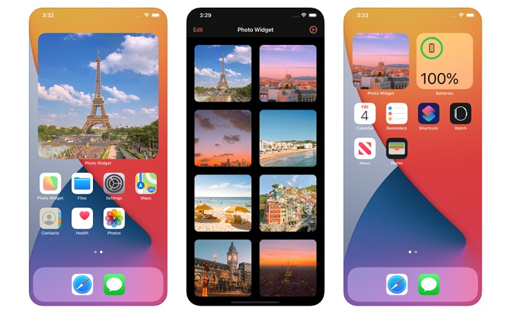 Ứng dụng Photo Widget: Simple