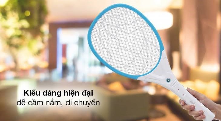 Vợt muỗi Sunhouse SHE-MT1690 với thiết kế nhỏ gọn, màu sắc nhã nhặn