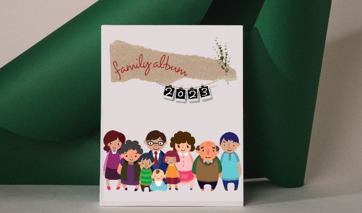 Cuốn album sẽ là món quà đáng yêu, chu đáo cho ông bà