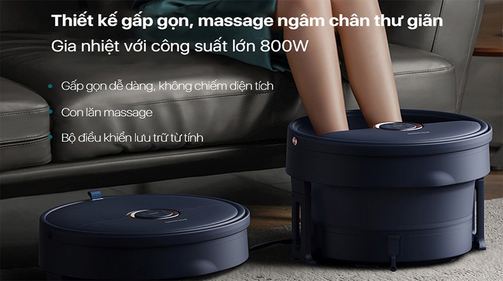 Bồn ngâm chân massage Philips PPM6501 mang đến cảm giác thư giãn và tăng cường khả năng lưu thông máu