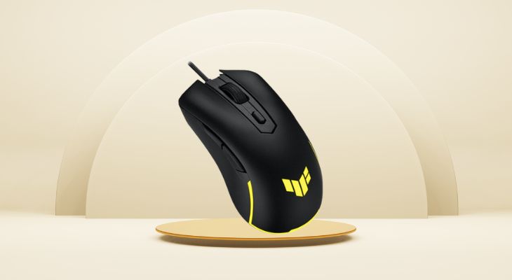 Chuột Có dây Gaming Asus TUF M3 Gen II thiết kế công thái học phù hợp đối với những ai thuận tay phải, thao tác thoải mái