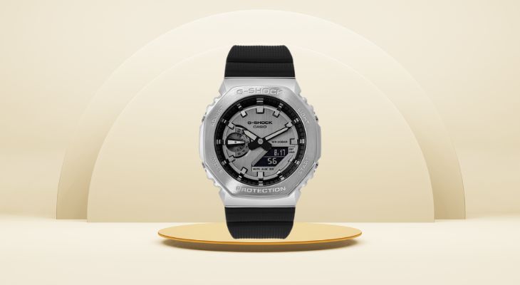 Đồng hồ G-SHOCK 2100 45.4 mm Nam GM-2100-1ADR mang lại sự năng động, thời trang, phù hợp để làm quà giáng sinh cho phái mạnh