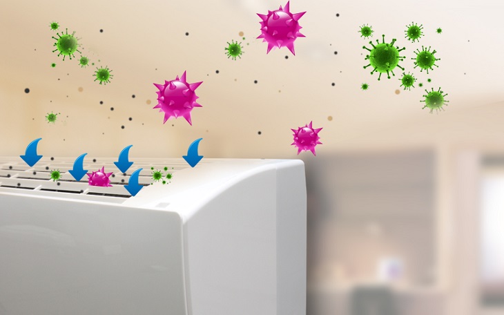 Màng lọc kháng khuẩn điều hòa Panasonic 1 HP CU/CS-KC9QKH-8