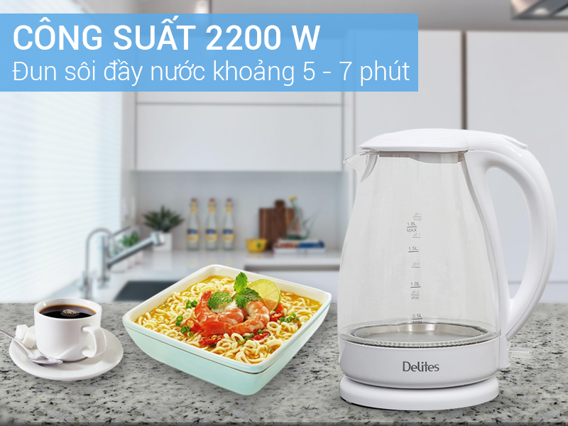 Bình siêu tốc Delites ST18G02