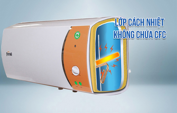 Bình nóng lạnh Ferroli VERDI 30L TE 30 lít