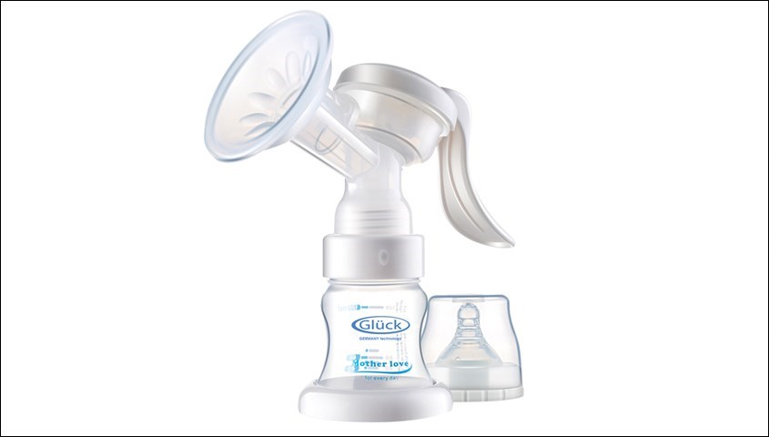 Máy hút sữa Gluck GP22-1 có thiết kế nhỏ gọn, giúp mẹ có thể mang theo bên người dễ dàng