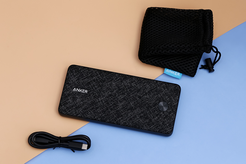 Pin sạc dự phòng Polymer 20000mAh Type C PD 20W PowerCore Essential Anker A1287