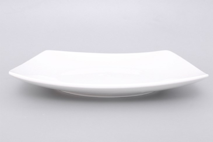 Dĩa sứ 27 cm Minh Châu MC-DVC28 với thiết kế hình vuông mới lạ, đẹp mắt