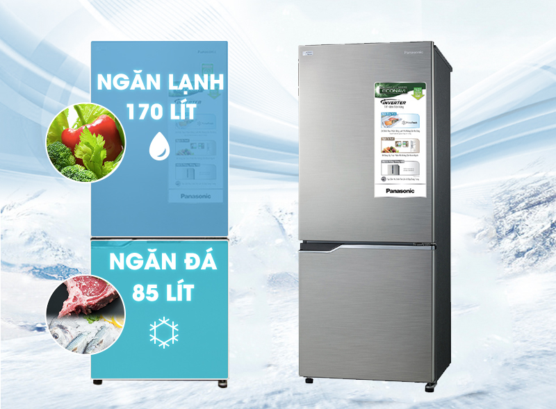 Tủ lạnh Panasonic NR-BV288QSVN