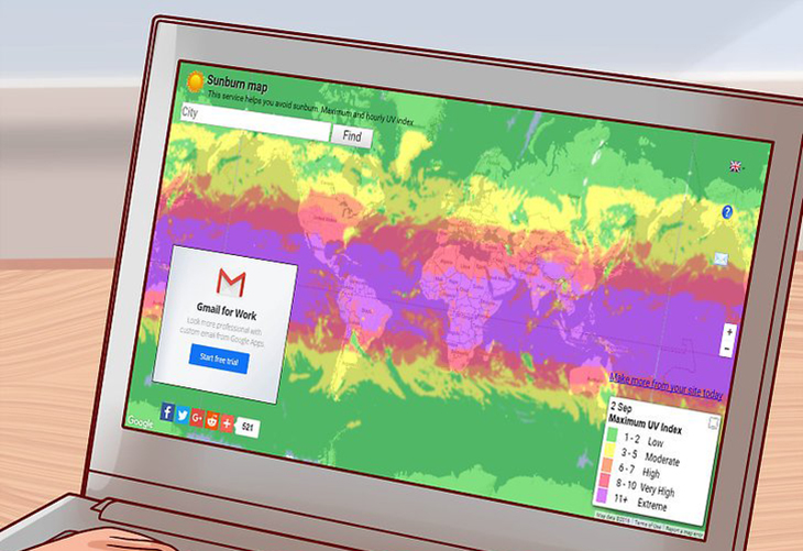 sunburnmap.com