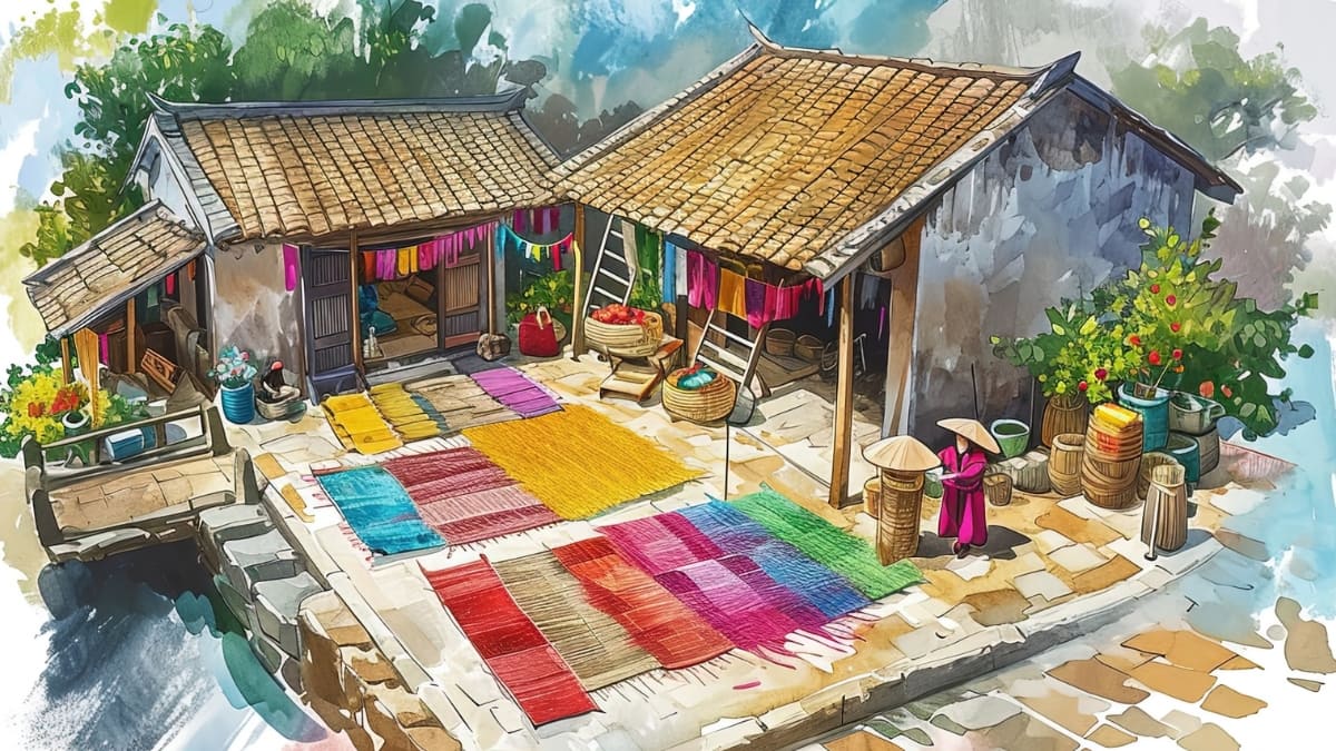 Khung cảnh Tết xưa mộc mạc gợi nhiều cảm xúc hoài niệm